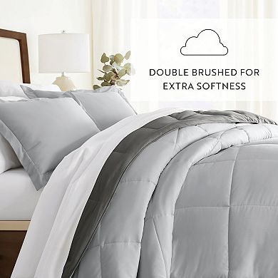 Home Collection Premium Down-Alternative Reversible Comforter Set