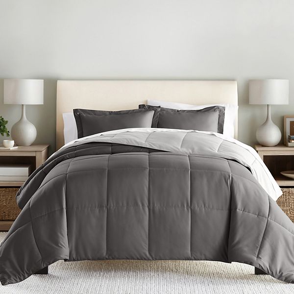 Color Connection Reversible Down-Alternative Comforter Set