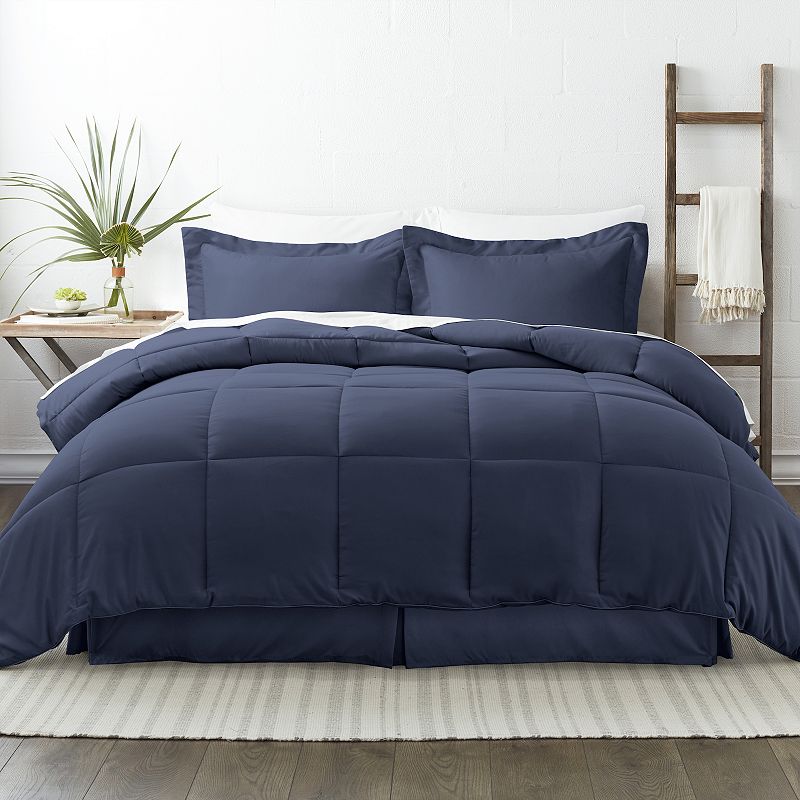 62334757 Home Collection Premium 8-Piece Bedding Set, Blue, sku 62334757