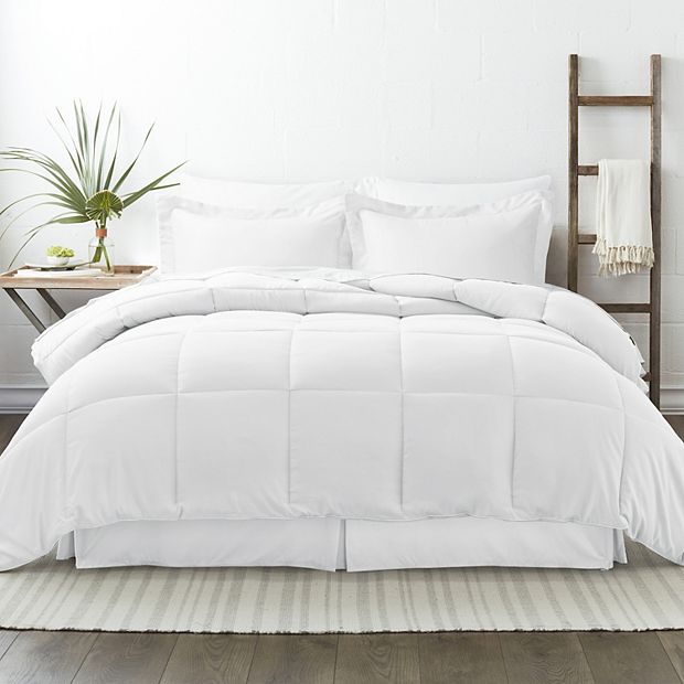 8pc white cheapest beautiful comforter set