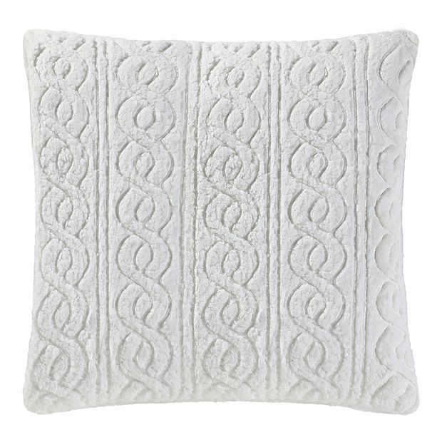 Cuddl Duds Carved Sherpa Throw Pillow