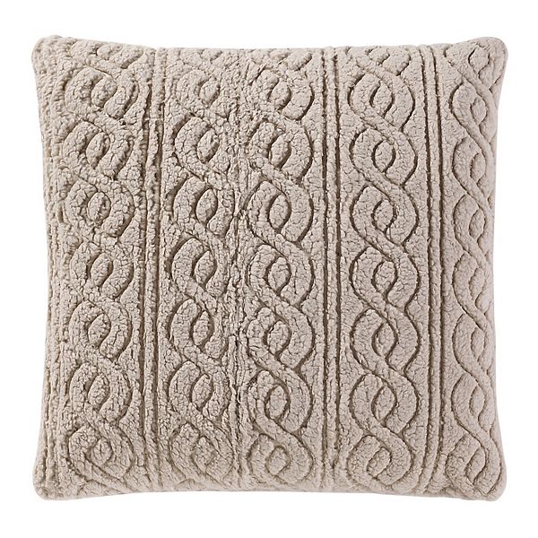 Cuddl Duds® Carved Sherpa Throw Pillow