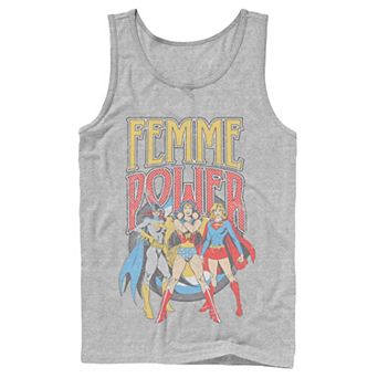 Men's DC Comics Justice League Vintage Femme Power Tank Top