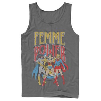 Men's DC Comics Justice League Vintage Femme Power Tank Top