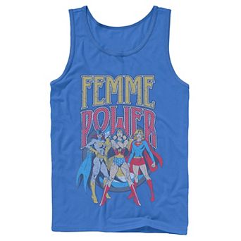 Men's DC Comics Justice League Vintage Femme Power Tank Top