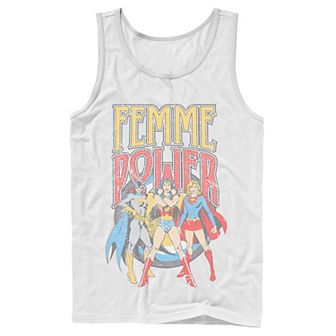 Men's DC Comics Justice League Vintage Femme Power Tank Top
