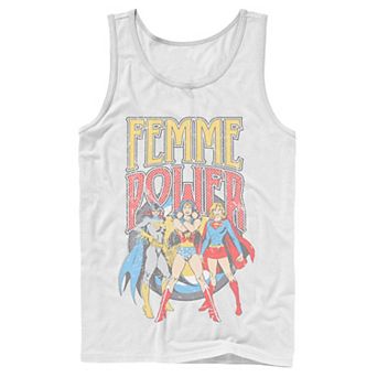 Men's DC Comics Justice League Vintage Femme Power Tank Top