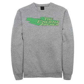 Men's DC Comics The Emerald Archer Text Poster Sweatshirt