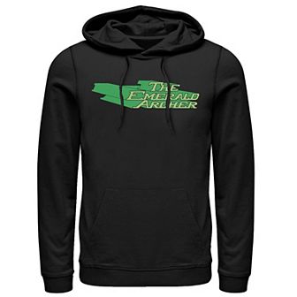 Men's DC Comics The Emerald Archer Text Poster Hoodie