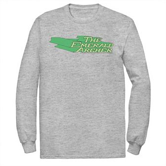 Men's DC Comics The Emerald Archer Text Poster Tee