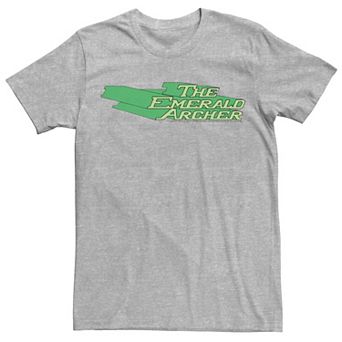 Men's DC Comics The Emerald Archer Text Poster Tee