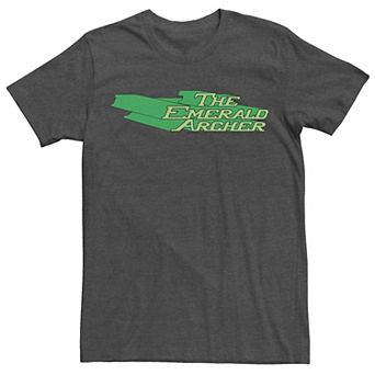 Men's DC Comics The Emerald Archer Text Poster Tee