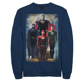 Men's DC Comics Justice League Heroes Look Up Sweatshirt