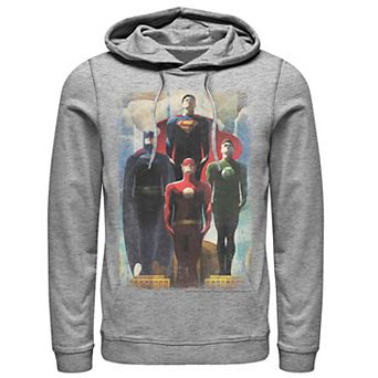 Men's DC Comics Justice League Heroes Look Up Hoodie
