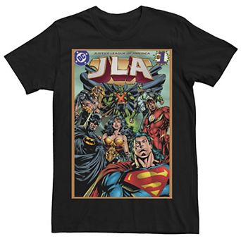 Men's DC Comics Justice League Group Shot Comic Cover Tee