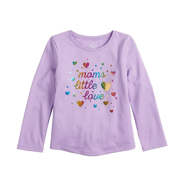 Toddler Girl Jumping Beans® Long-Sleeve Shirtttail Tee