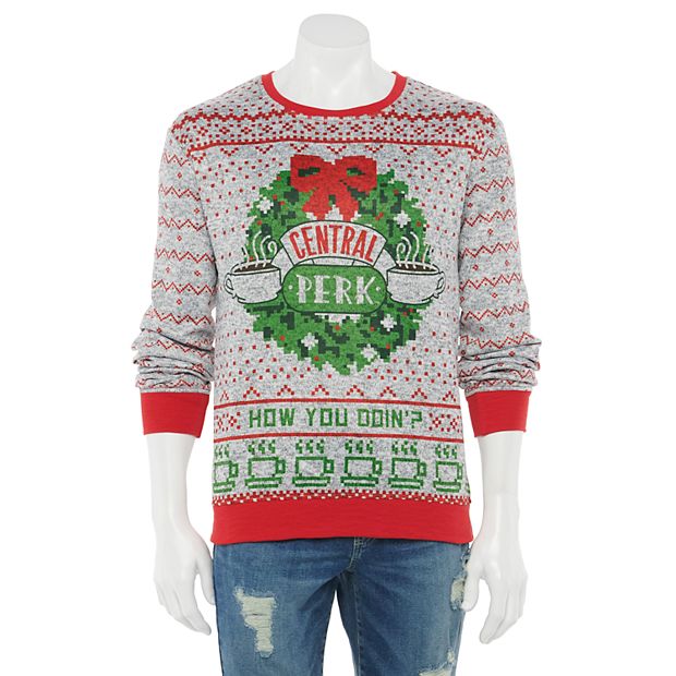 Men's Friends Christmas Central Perk Fleece