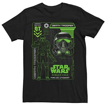 Men's Star Wars Rogue One Death Trooper Blueprints Tee