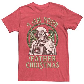 Men's Star Wars Darth Vader I Am Your Father Christmas Tee