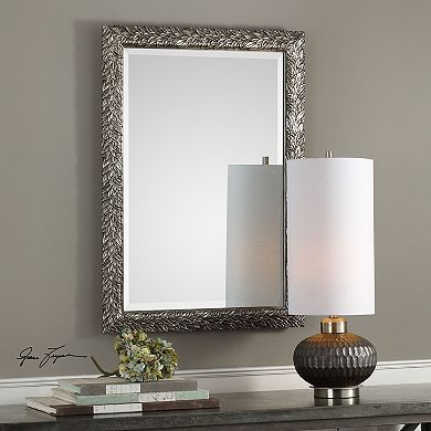 Uttermost Evelina Faux Leaves Wall Mirror