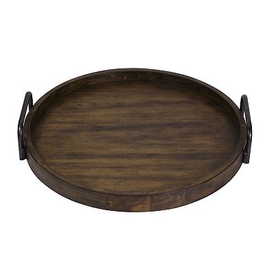 Reine Round Decorative Tray Table Decor