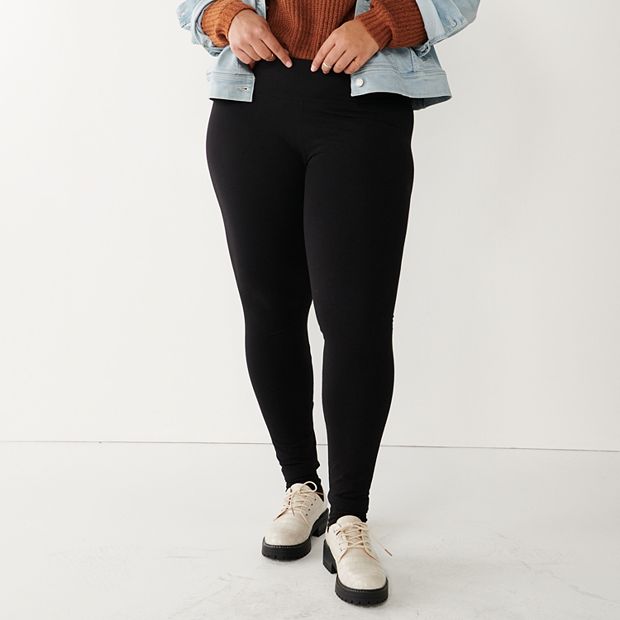 Kohls leggings plus size sale