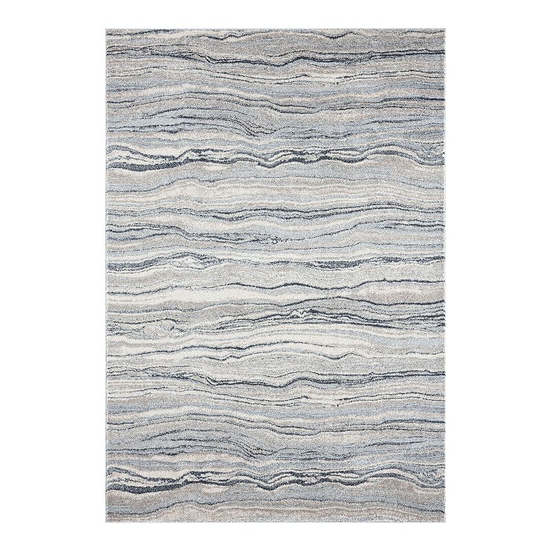 Home Dynamix Byron Daphne Area Rug, Grey, 5X7 Ft