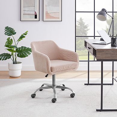 Linon Rylen Sherpa Office Chair