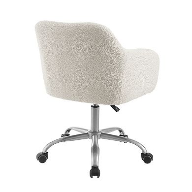 Linon Rylen Sherpa Office Chair