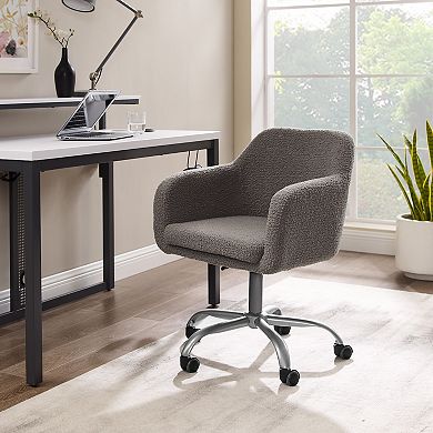 Linon Rylen Sherpa Office Chair