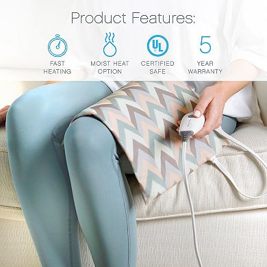 Pure Enrichment PureRelief Express Designer Series Heating Pad
