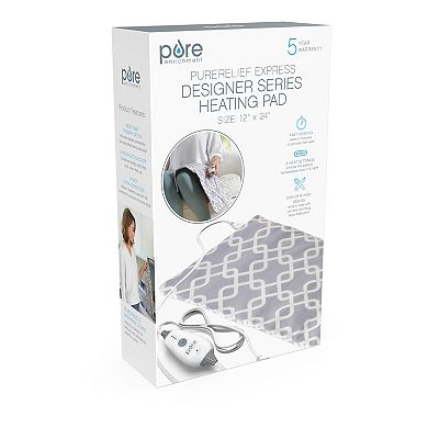 Pure Enrichment PureRelief Express Designer Series Large Heating Pad