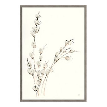 Amanti Art Willows V Framed Canvas Wall Art