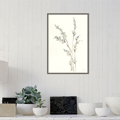 Amanti Art Willows IV Framed Canvas Wall Art