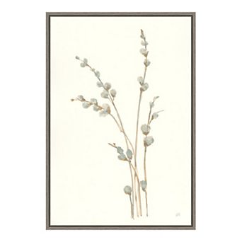 Amanti Art Willows I Framed Canvas Wall Art