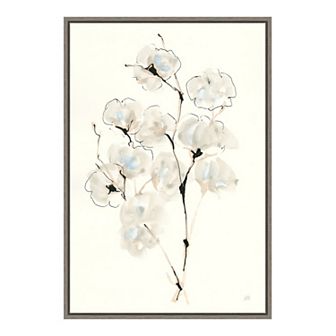 Amanti Art Summer Cotton IV Framed Canvas Wall Art