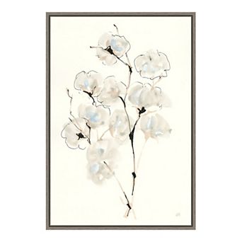 Amanti Art Summer Cotton IV Framed Canvas Wall Art