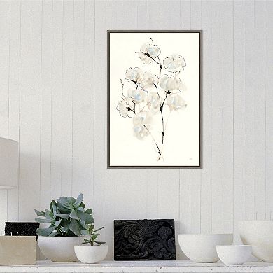 Amanti Art Summer Cotton IV Framed Canvas Wall Art