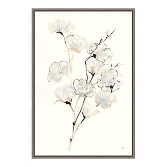 Amanti Art Summer Cotton III Framed Canvas Wall Art