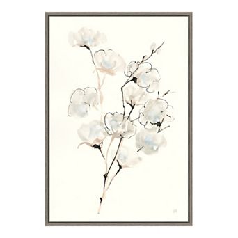 Amanti Art Summer Cotton III Framed Canvas Wall Art