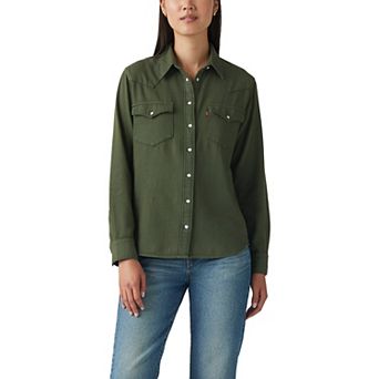 Women's Levi's® Western Denim Shirt