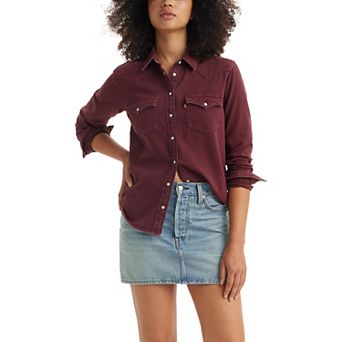 Women's Levi's® Western Denim Shirt