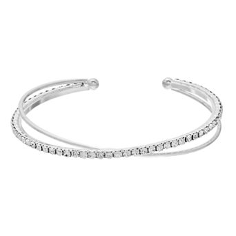 LC Lauren Conrad Pave Cuff Bracelet