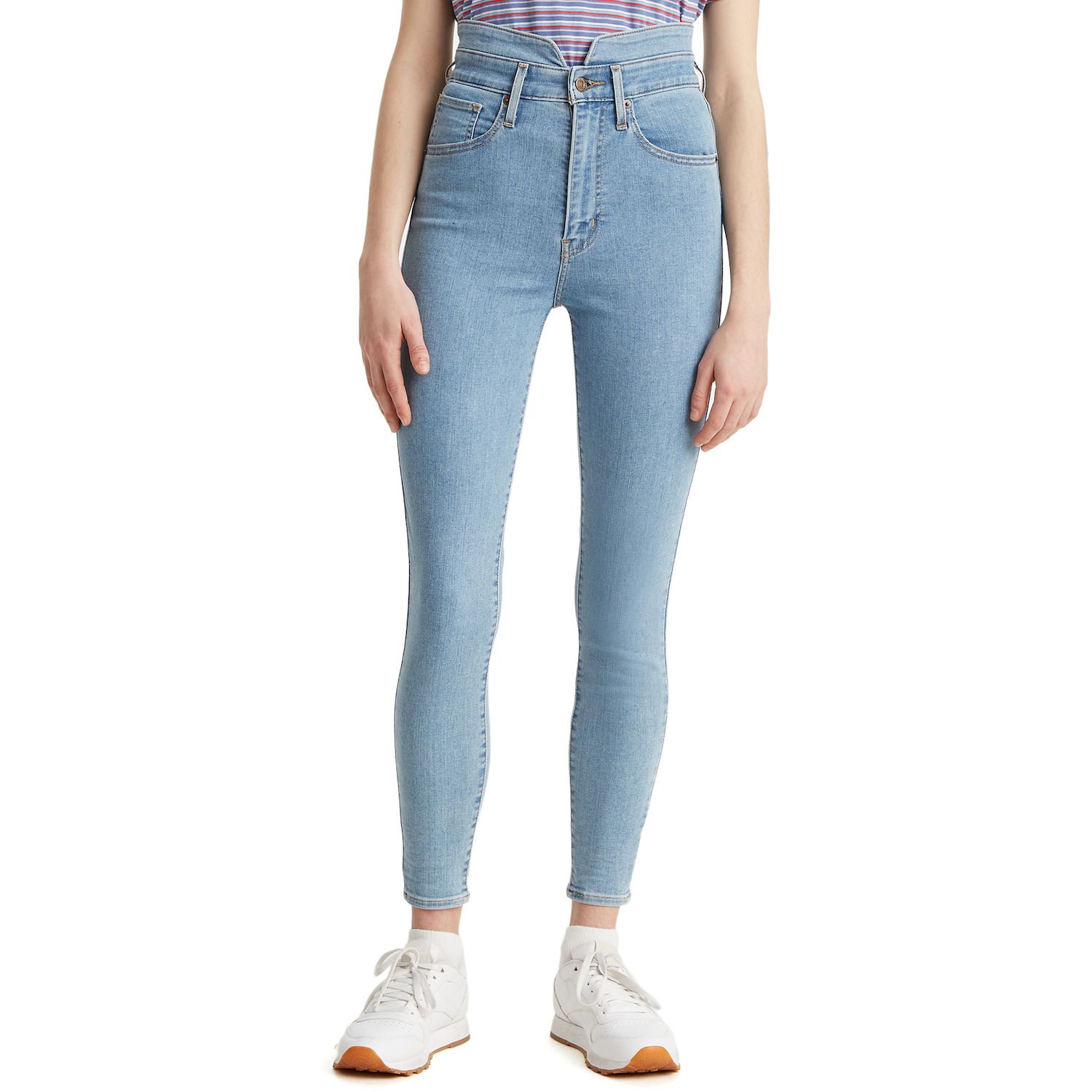 levis high waisted stretch jeans