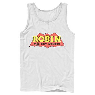 Men's DC Comics Robin The Boy Wonder Classic Logo Tank Top