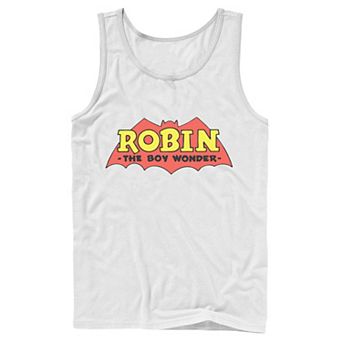 Men's DC Comics Robin The Boy Wonder Classic Logo Tank Top