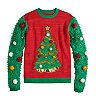 Men's Fuzzy Christmas Tree Sweater
