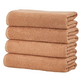 Madelinen® Popcorn 4-Pack Cotton Bath Towel Set