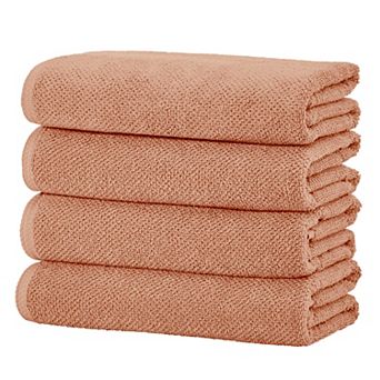 Madelinen® Popcorn 4-Pack Cotton Bath Towel Set