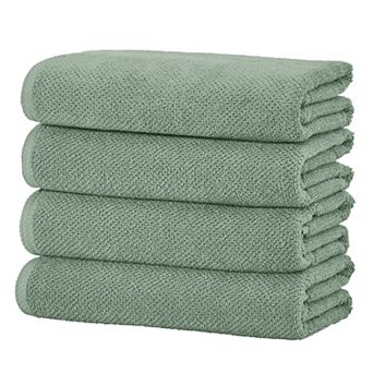 Madelinen® Popcorn 4-Pack Cotton Bath Towel Set